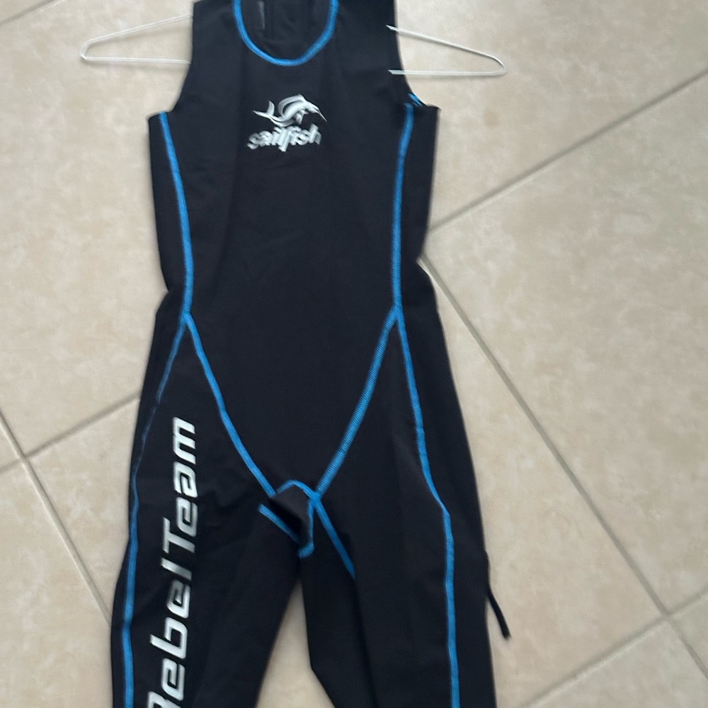 Sailfish Black and Blue Triathlon Swimskin